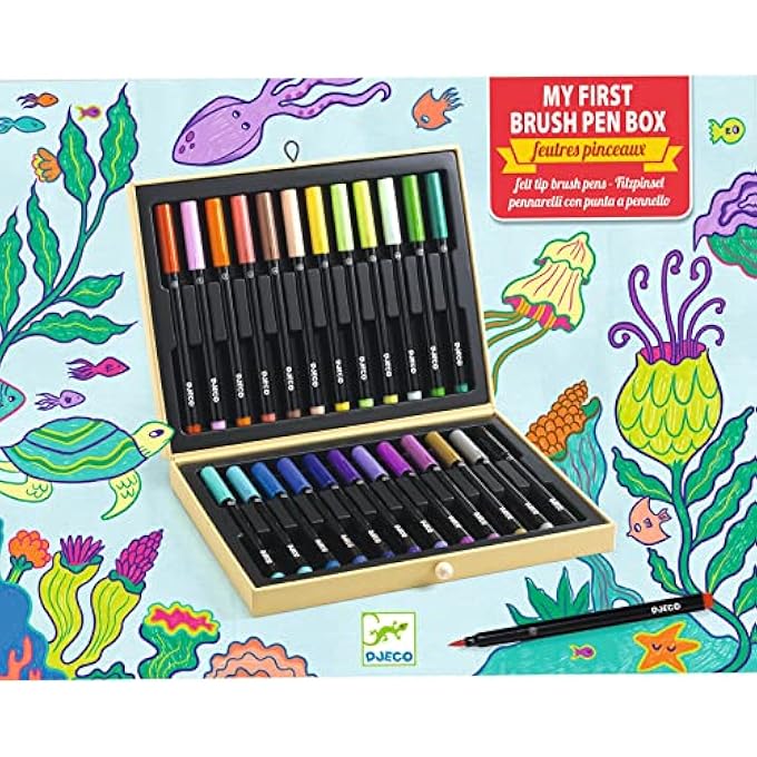 DJECO FIRST BRUSH PENS BOX - Image 1