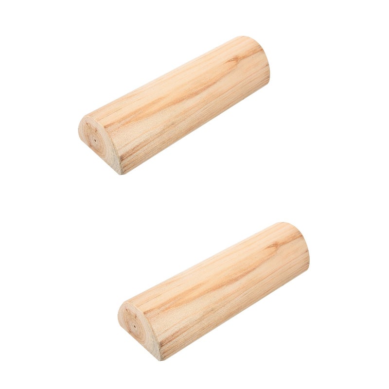 2pcs Pillow Sweat Steam Pillow Pillow Wood Pillow Smooth Pillow for Neck - Image 1