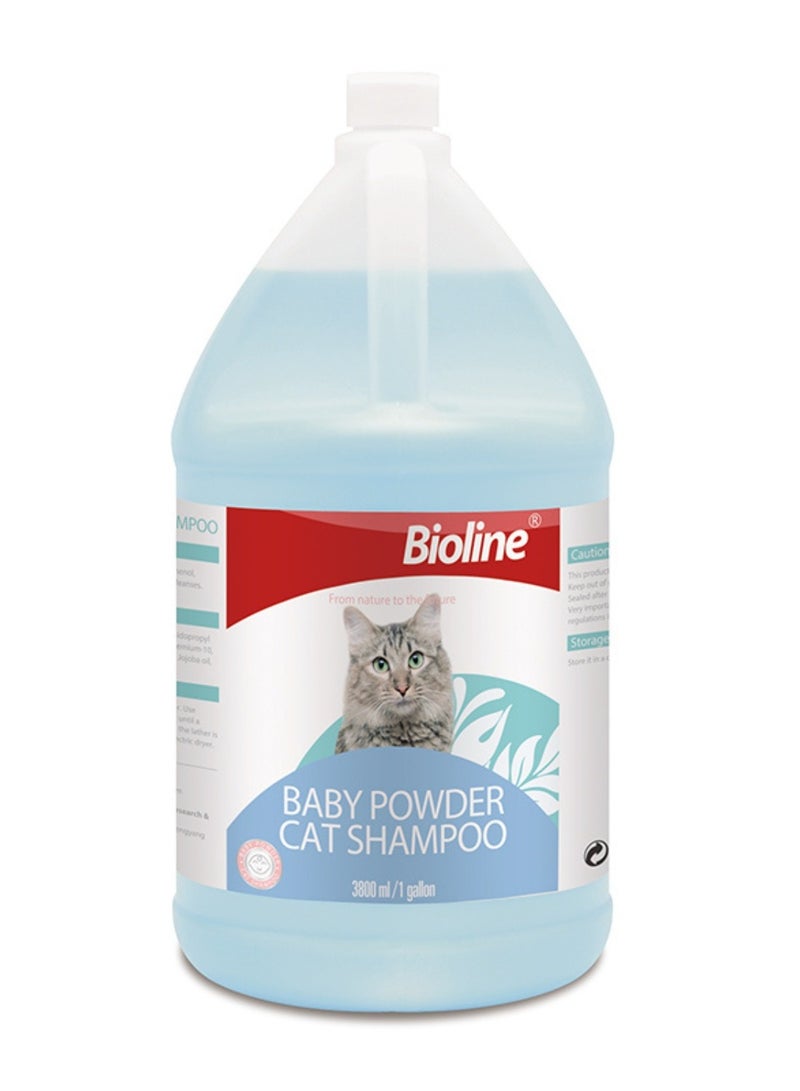 Bioline Baby Powder Cat Shampoo 3.8L