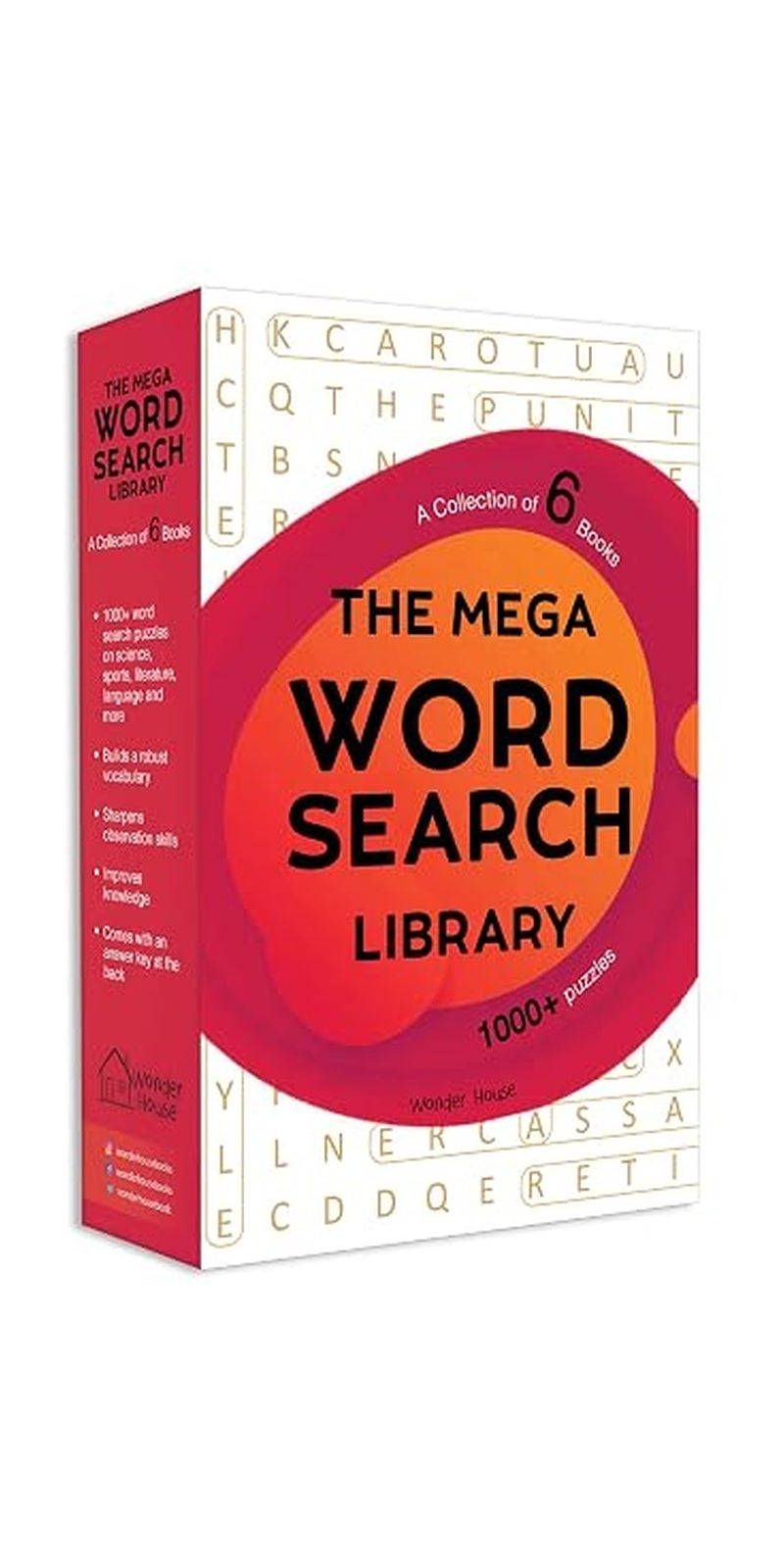 Wonder House Books The Mega Word Search Library: Gift Boxset For Kids (A Collection of 6 - Image 1