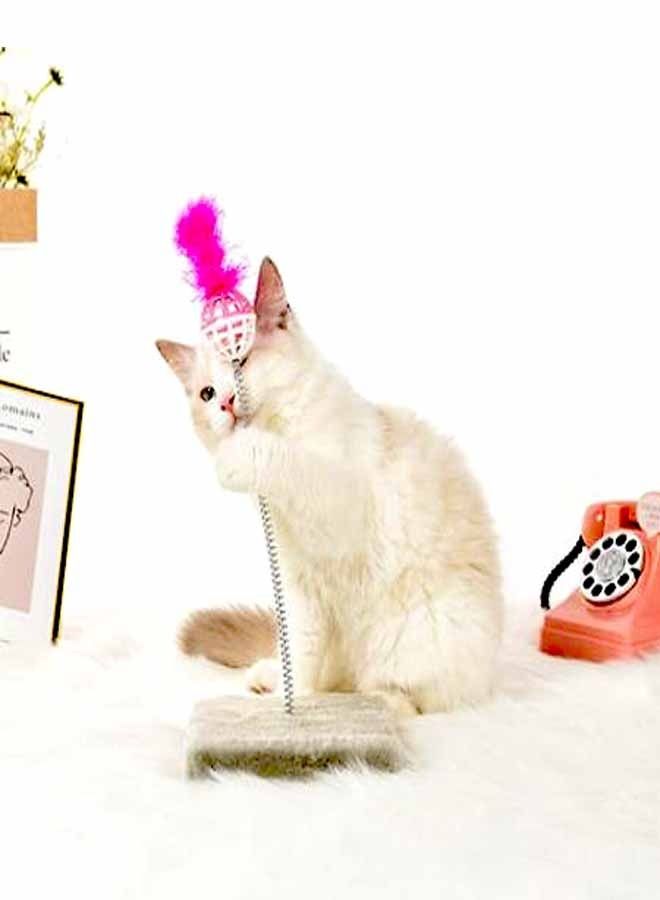 AL THEQA Cat Plate Grinders Interactive Toy(PINK) - Image 4