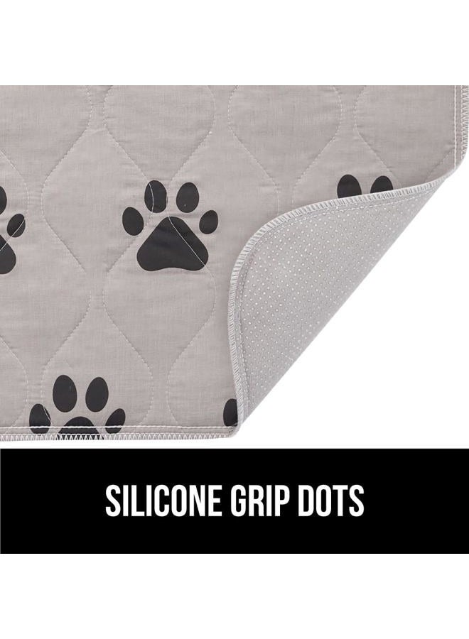 Gorilla Grip Original Reusable Pad and Bed Mat for Dogs, 46x28, Absorbs 5 Cups, Oeko Tex Certified, Washable, Waterproof, Puppy Crate Training, Furniture Protection Pet Pads, Fits 48 Inch Dog Crates - Image 4