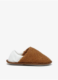 Boys Textured Slip On Bedroom Shoes By Shoexpress