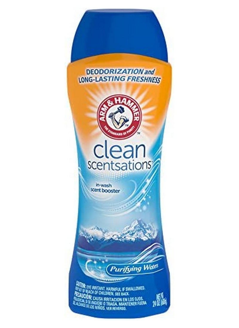 Arm & Hammer - Arm Hammer Clean Scentsations In-Wash Freshness Booster, Purifying Waters, 24 Oz - Image 1