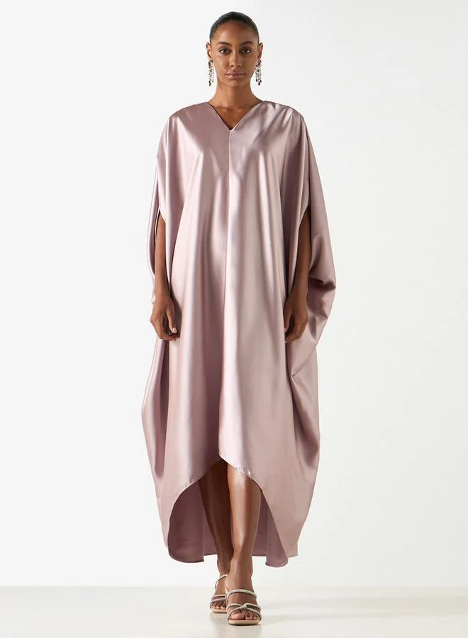 2Xtremz 2Xtremz V-neck Maxi Kaftan Dress