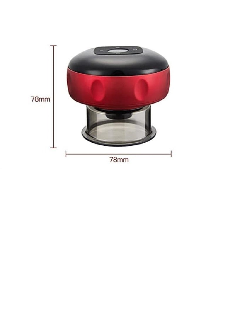 3-in-1 Therapeutic Cupping Massager with Red Light Therapy - Portable Rechargeable with 6 Temperature and Suction Levels - Image 2