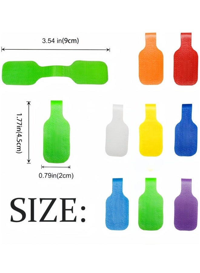 40PCS Cable Labels,Large Multicolor Cable Cord Labels,Write On Cord Tags,Reusable Wire Tags for Organizing and Identifying Cables for Charging Cords Management and Identification (8 Colors) - Image 2