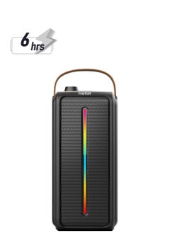 FS-78A Portable 40W Wireless Speaker with Stereo Sound - Dual Speakers Boombox with Bluetooth 5.0 - RGB Lights, 6-Hour Playback for Parties and Outdoor Events - Supports FM Radio, AUX, and TF Card - Deep Powerful Rich Sound