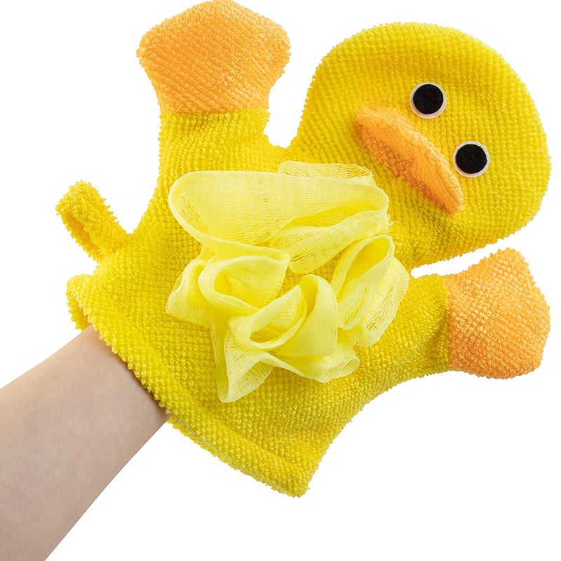 4pcs Cartoon Style Bath Towels Comfortable Kids Bath Scrubbing Cleaning Gloves - Image 3