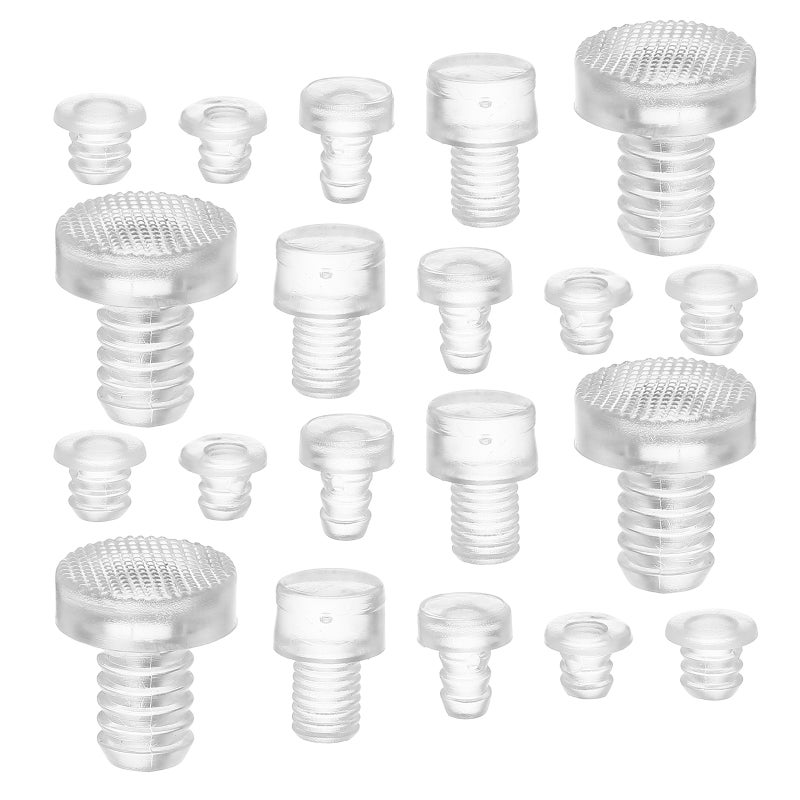 100pcs Furniture Feet Pads Transparent Cabinet Door Bumpers Cupboard Buffer Pads Silent Anti-Collision Cushion Toppers For Home Use - Image 1