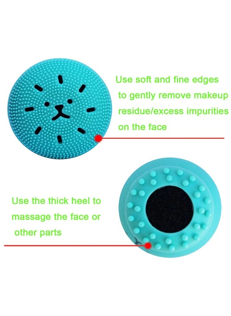 Prime by javaudan Face Scrubber Cleansing Brush Face Exfoliator Brush Octopus Shape Facial Cleansing Brush, Small Silicone Facial Cleanser Exfoliating Scrubber Face Washing Brush Deep Pore Cleaning for Skin Care  - Image 4