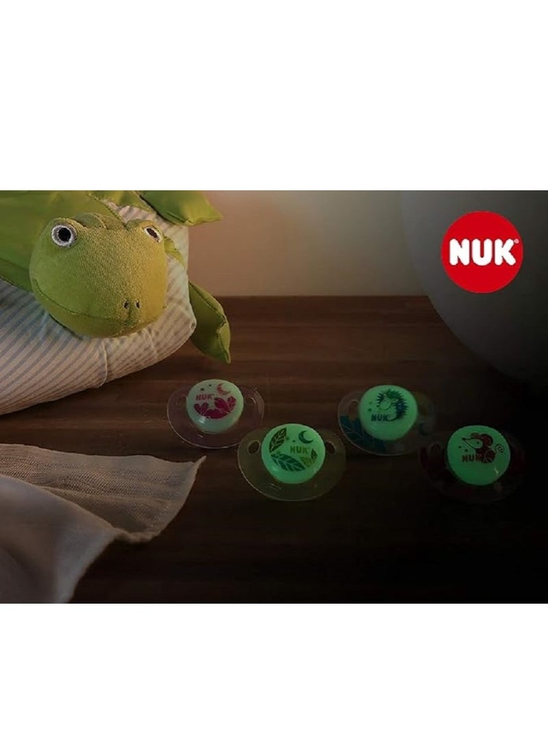 NUK - Nuk Night Silicone Soother 0-6m Pack of 1 - Image 1
