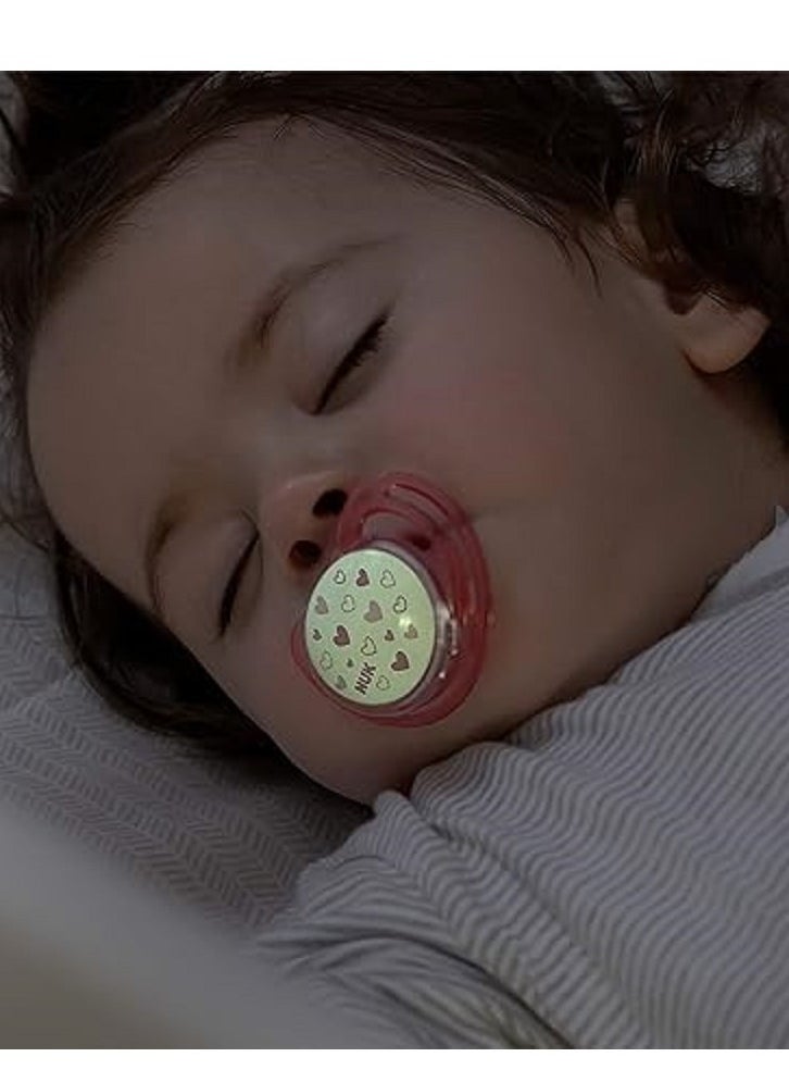 NUK - Nuk Night Silicone Soother 0-6m Pack of 1 - Image 1