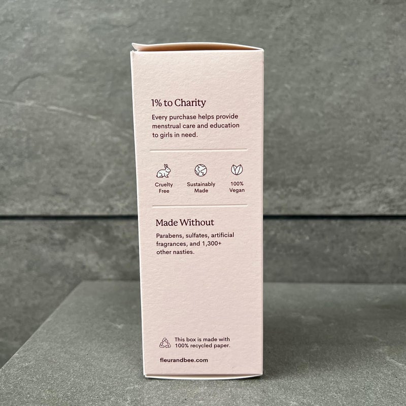 FLEUR & BEE Face Wash | 100% Vegan & Cruelty Free | Non Drying, Gentle, Daily Use | Dermatologist Tested Facial Cleanser with Natural and Organic Ingredients | So Clean (3.7 Fl Oz) - Image 2