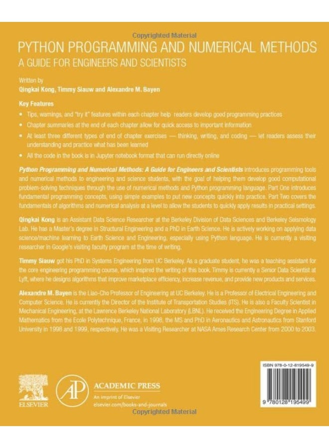 Python Programming and Numerical Methods: A Guide for Engineers and Scientists - Image 2