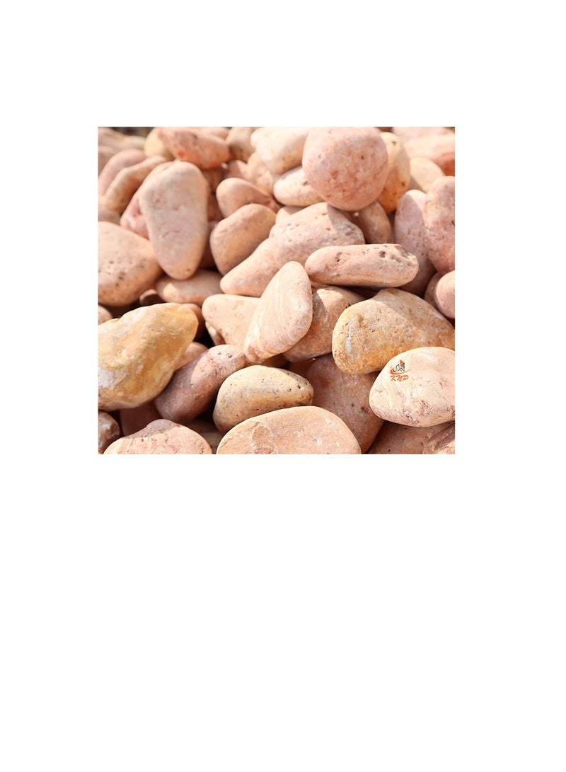 KNP Red Forest River Stone Natural Garden Material 3-5 cm 10 kg - Image 1
