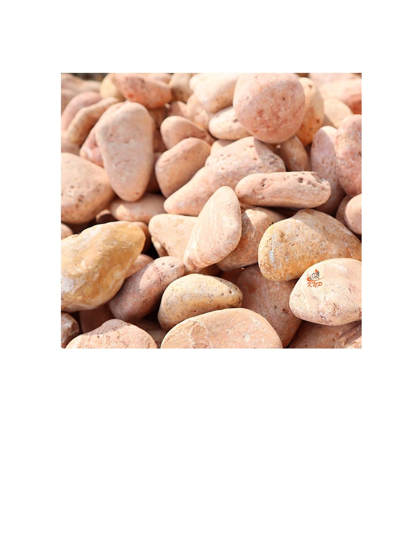 KNP Red Forest River Stone Natural Garden Material 3-5 cm 10 kg - Image 2