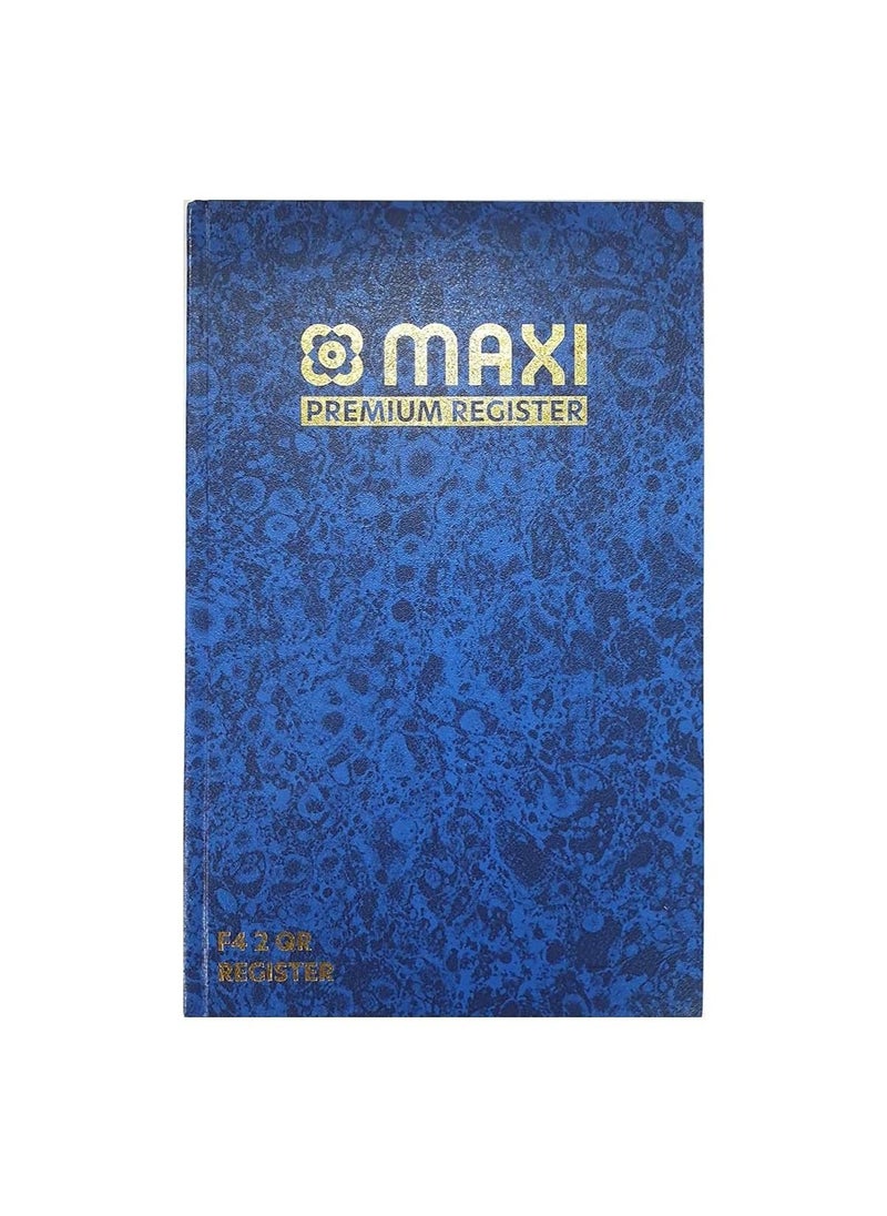 Maxi - Maxi REGISTER BOOK FOOL SCAP 2QR 60GSM 96 SHEETS - Image 1
