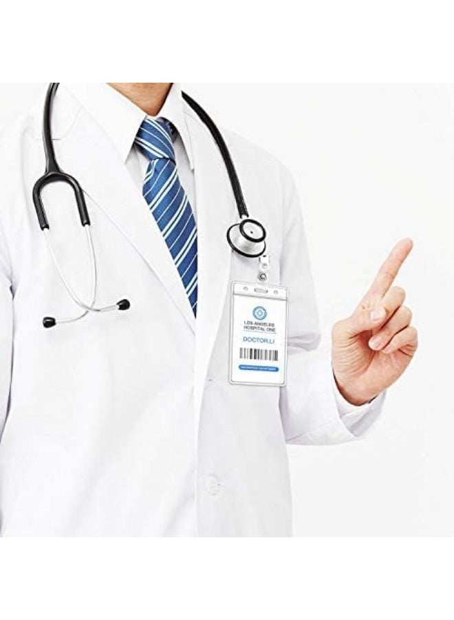 Card Protector, Hard Plastic Credit Card Protector, Rigid PC Clear Material with Thumb Slots, Rugged and Durable for Sports Cards, Credit Cards, ID Cards, Gaming Cards Storage and Display, 10 Pieces - Image 3