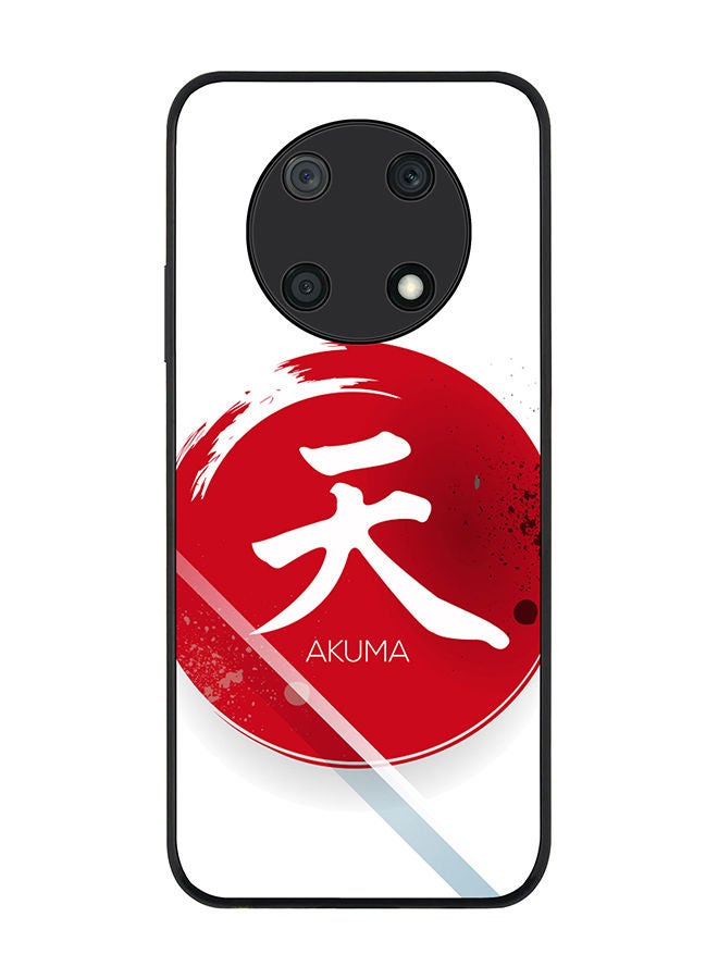 Stylizedd Rugged Black edge case for Huawei nova Y90 Slim fit Soft Case Flexible Rubber Edges Anti Drop TPU Gel Thin Cover - I Am Akuma - Image 1