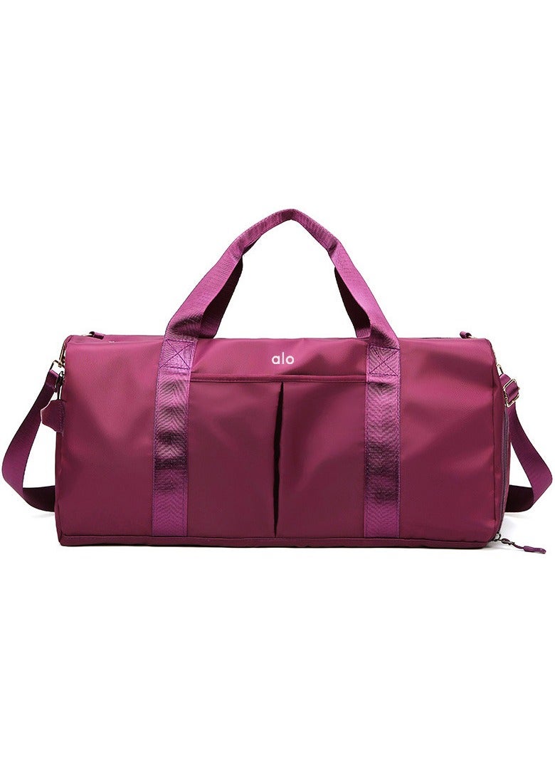 alo Alo luggage bag, dry and wet separation, sports yoga fitness bag, large-capacity short trip training storage bag
