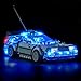 LocoLee طقم إضاءة مخصص LocoLee متوافق مع Lego 77256 آلة الزمن من العودة إلى المستقبل فقط إضاءة بدون نموذج فعلي ملحقات إضاءة LED متوافقة مع Lego Delorean - Image 4