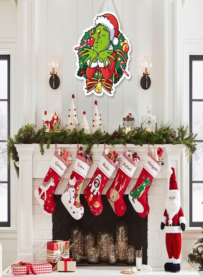 LOCOLY Christmas Decorations Hanging Signs Door Sign for Holiday Decor Ornaments for Christmas Tree - Image 5
