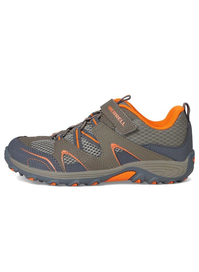MERRELL حذاء المشي تريل تشيسر (للأطفال الصغار/الكبار)، رمادي/برتقالي، 1 M US للأطفال الصغار - Image 4