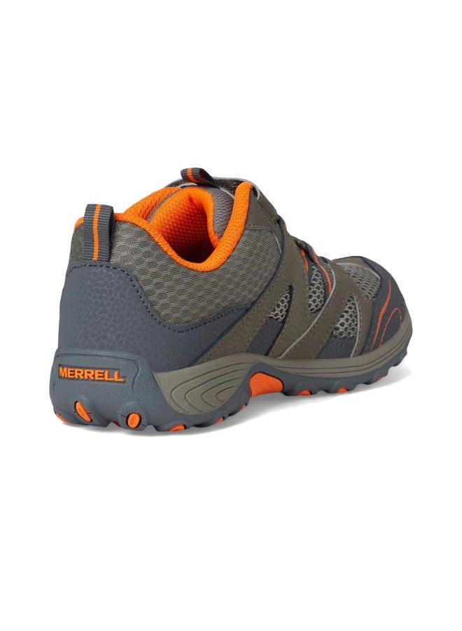 MERRELL حذاء المشي تريل تشيسر (للأطفال الصغار/الكبار)، رمادي/برتقالي، 1 M US للأطفال الصغار - Image 5