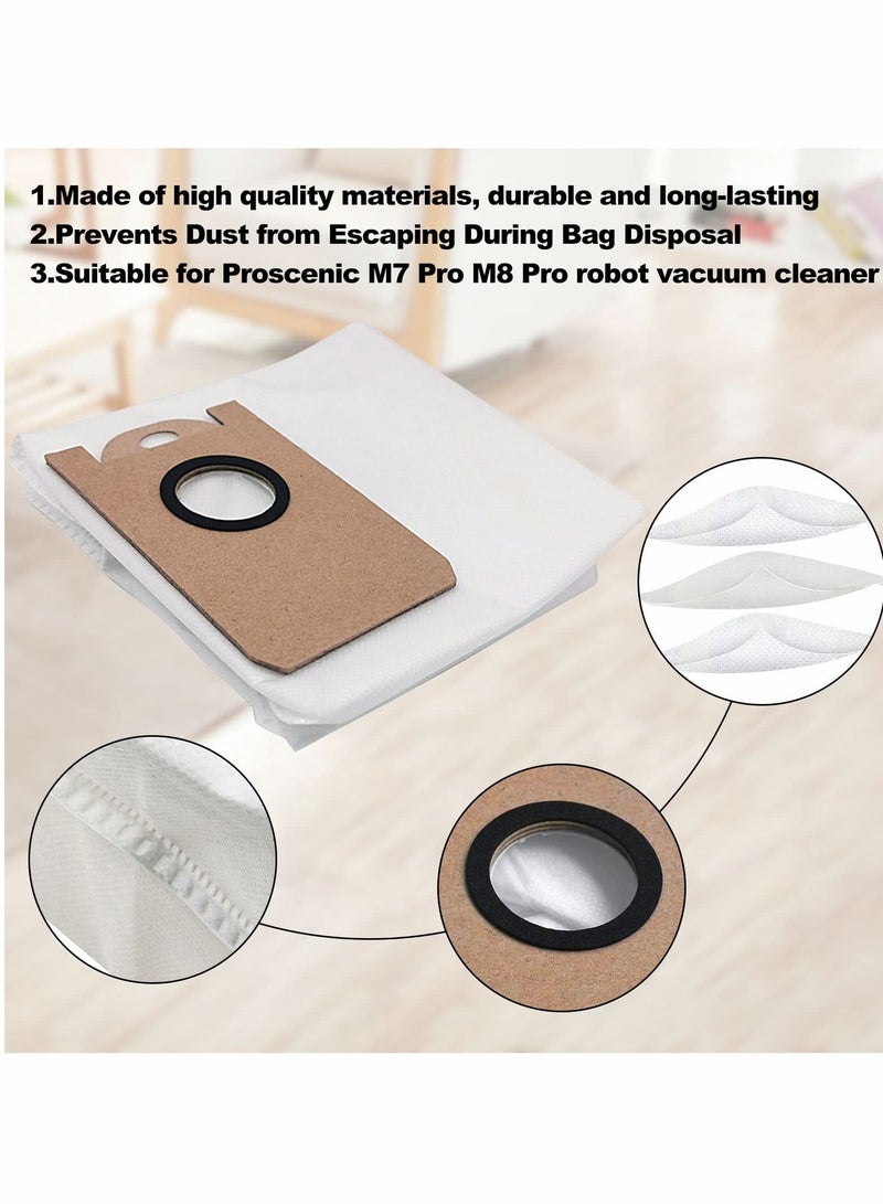 Y&D Dust Bags for Proscenic, 6 Pack Leakproof Dedicated Large Capacity Proscenic M7 / M8 Pro, Vacuum Cleaner Accessory - Image 5