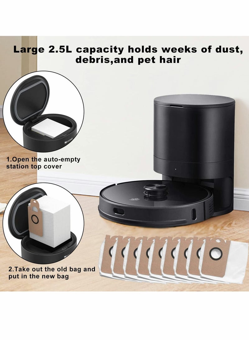 Y&D Dust Bags for Proscenic, 6 Pack Leakproof Dedicated Large Capacity Proscenic M7 / M8 Pro, Vacuum Cleaner Accessory - Image 3