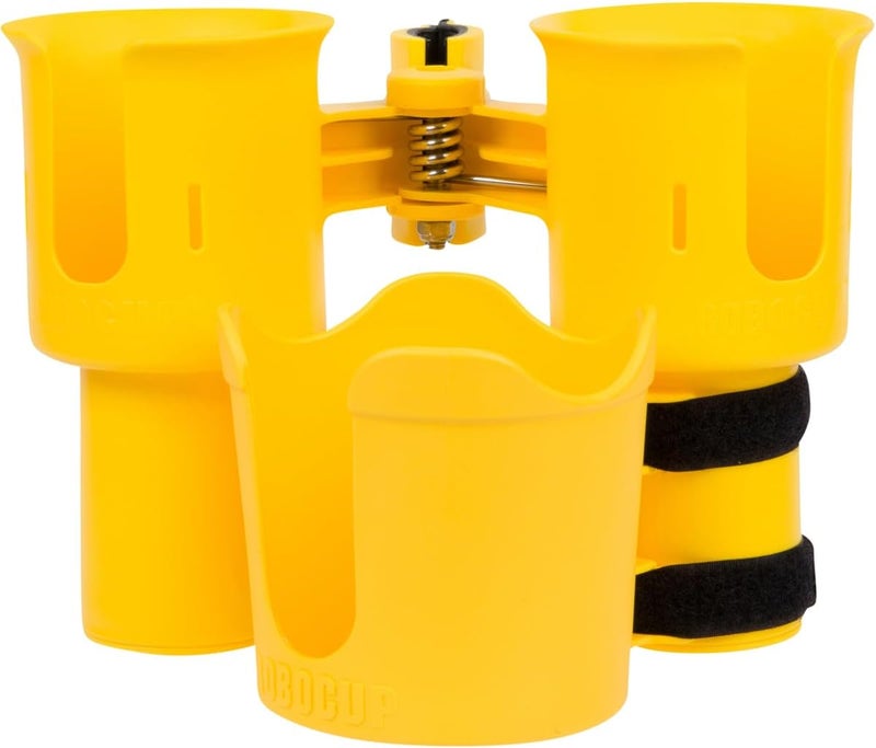 ROBOCUP Plus, (Yellow), Add-On Accessory XL Extension Cup Holder, Larger Drink Capacity, Perfect for Boats, Golf Carts, Walkers, Wheelchairs and Work. Made in USA (Includes 1) - Image 4