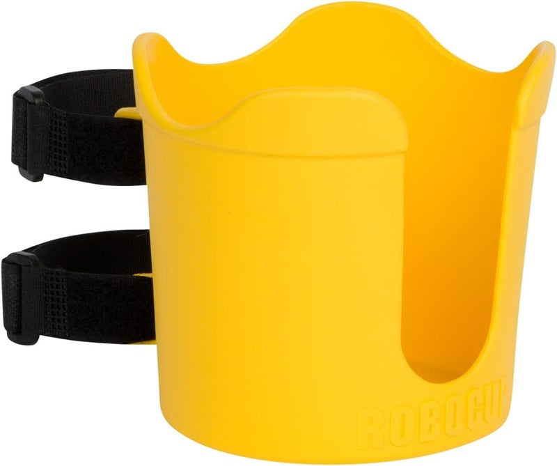 ROBOCUP Plus, (Yellow), Add-On Accessory XL Extension Cup Holder, Larger Drink Capacity, Perfect for Boats, Golf Carts, Walkers, Wheelchairs and Work. Made in USA (Includes 1) - Image 3