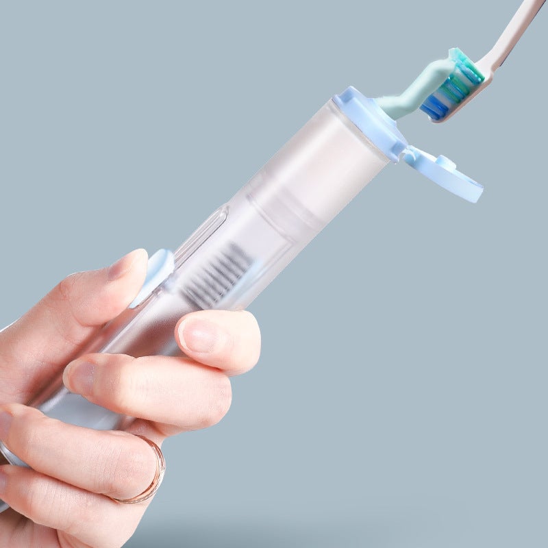 Orthodontic Toothbrush Foldable Portable Design - All-In-One Teeth & Interdental Cleaning Soft Bristle Toothbrush for Frequent Travelers & Daily Oral Care - Image 3