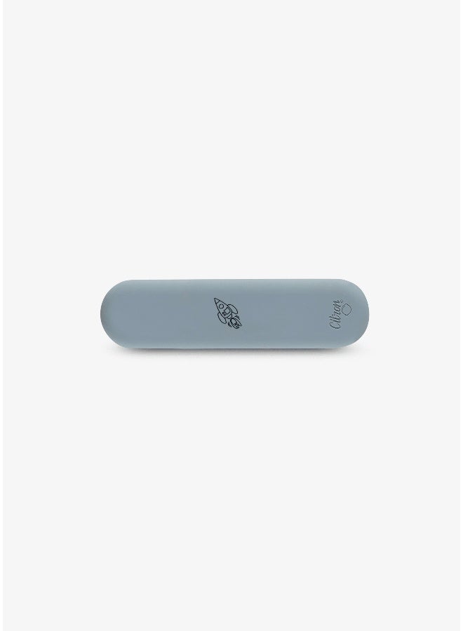 Citron Stainless Steel Cutlery Set - Spaceship - Dusty Blue + Case - Image 4