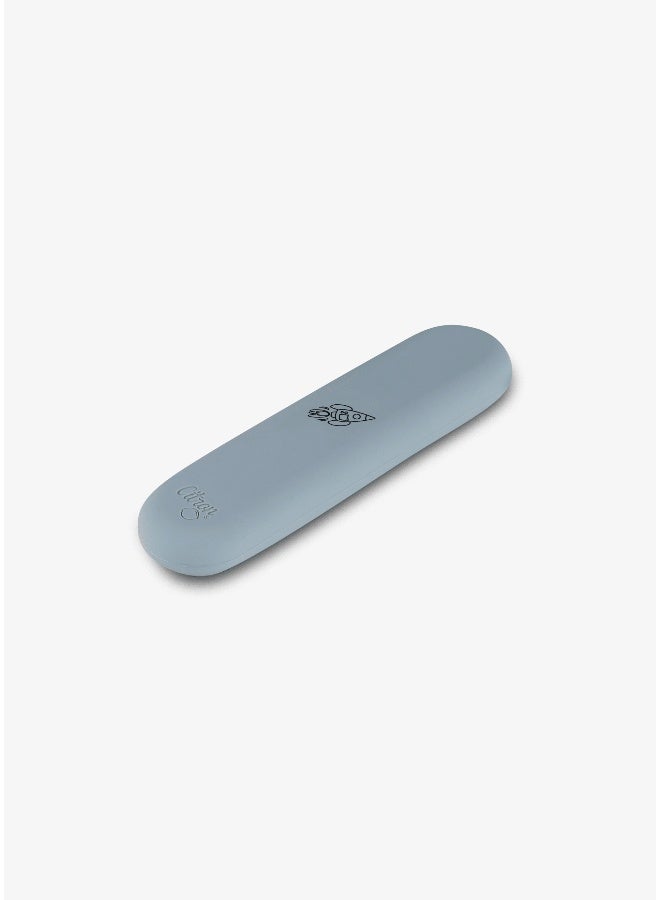 Citron Stainless Steel Cutlery Set - Spaceship - Dusty Blue + Case - Image 5