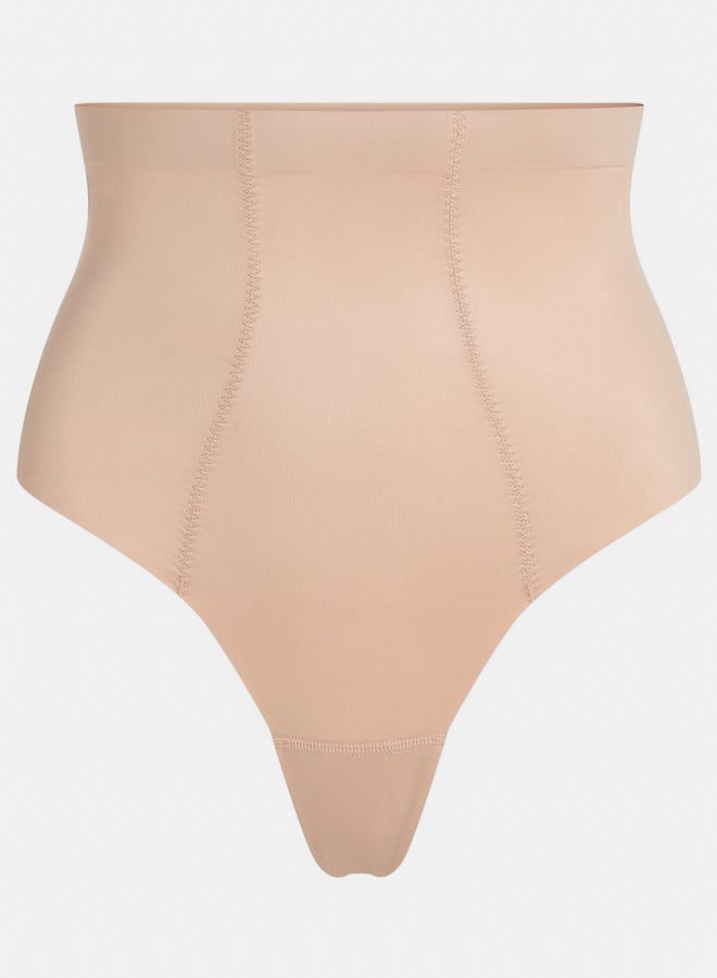 hunkemoller Sculpting scuba high waisted shapewear thong - Image 2
