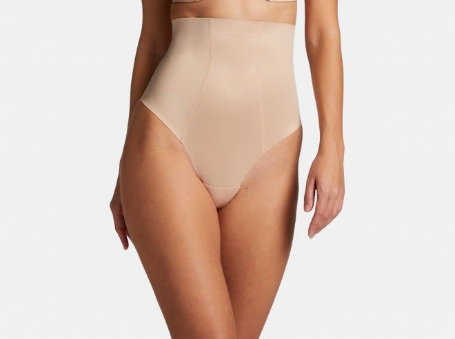 hunkemoller Sculpting scuba high waisted shapewear thong - Image 4