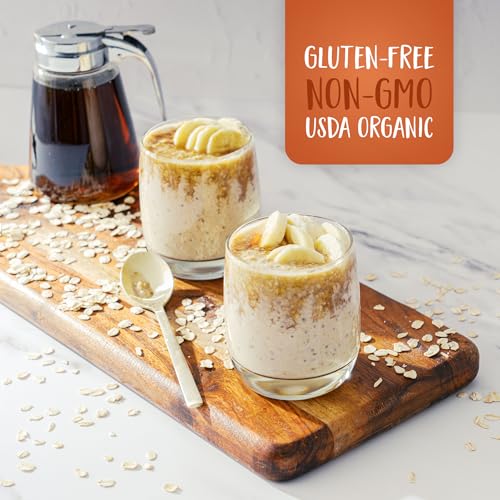 Oatsome Maple Overnight Oats with Flax and Chia, Gluten-Free Oatmeal with 6g of Protein, 7.8oz Bag - Image 5