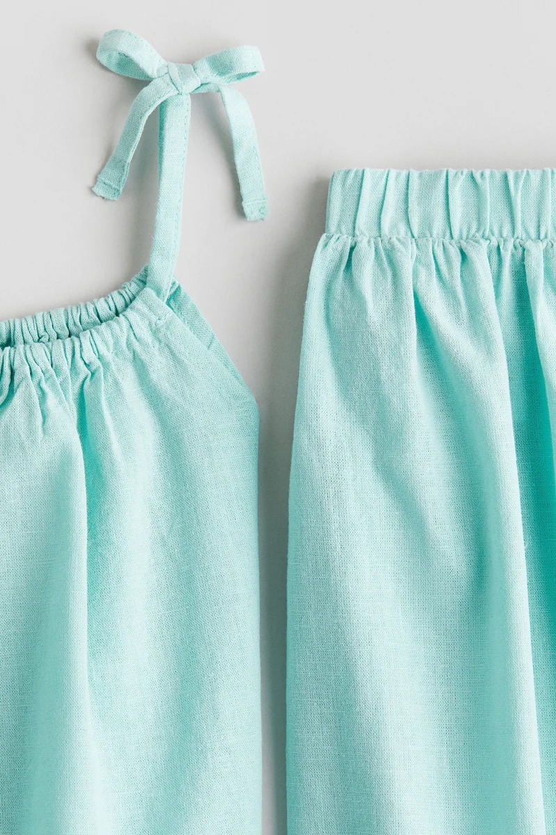 H&M 2-piece linen-blend set