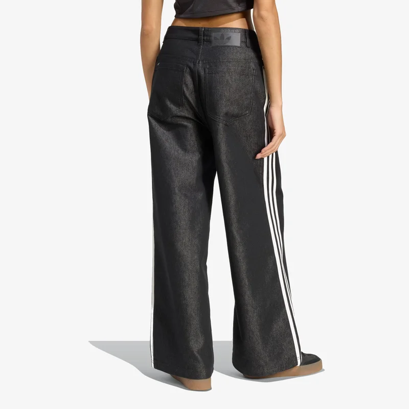 Adidas Originals Black Adilenium Season 4 Teamgeist Baggy Shine Denim Joggers for Women | Best Price UAE