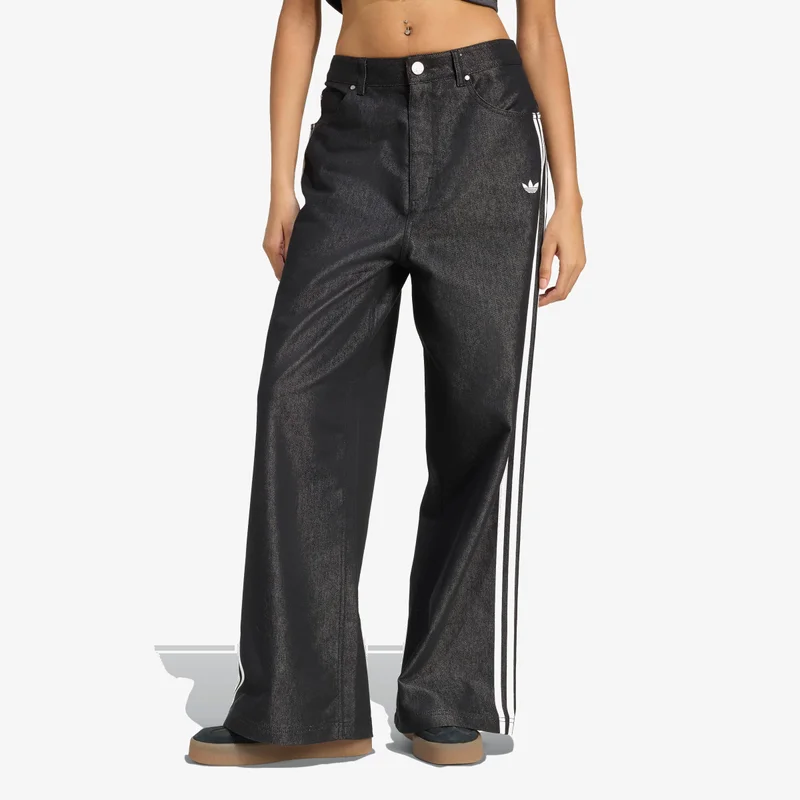 Adidas Originals Black Adilenium Season 4 Teamgeist Baggy Shine Denim Joggers for Women | Best Price UAE