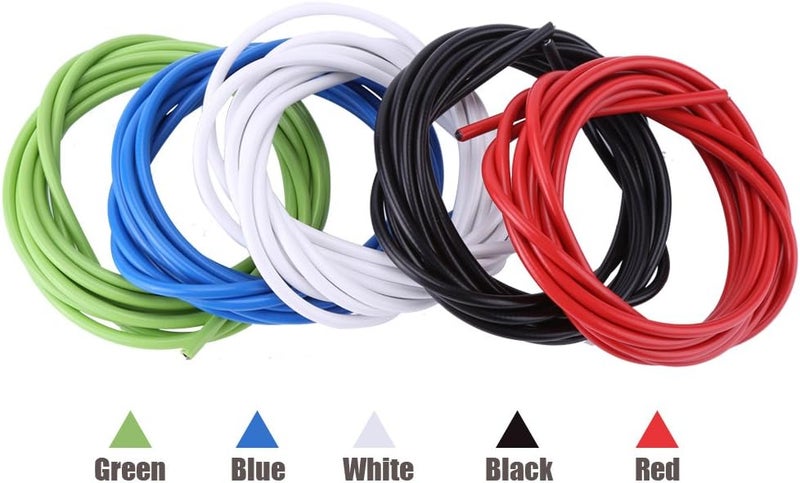 woobles Bicycle Brake Cable, 3m Bike Shift Cable Housing Cycling Wires Pipe Set for Road MTB Bikes - Image 3