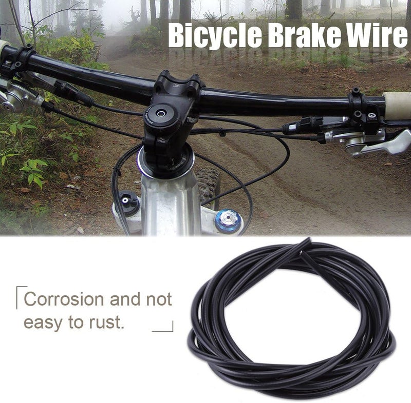 woobles Bicycle Brake Cable, 3m Bike Shift Cable Housing Cycling Wires Pipe Set for Road MTB Bikes - Image 2