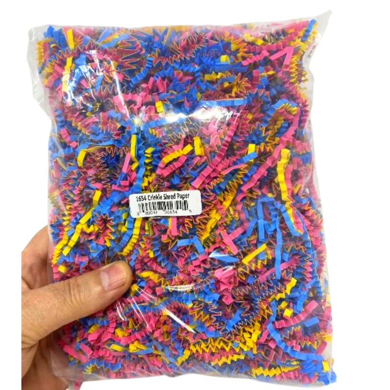 Bonka Bird Toys 1654 Crinkle Shred Paper Foraging Foot Stuff Multicolored Parrot Budgie Finch - Image 2