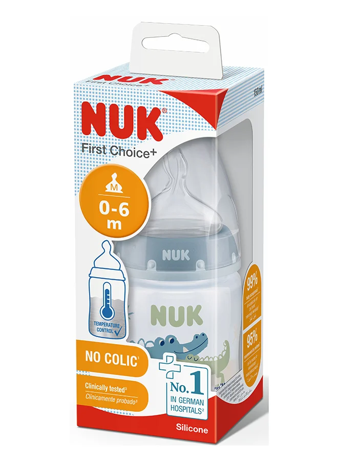 NUK First Choice +   Bottle  150Ml M 0 6M (Blue)