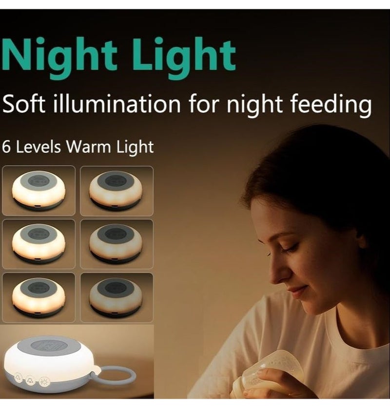 Wireless Speaker With White Noise 12 Options 6 Night Light Settings Timer Model SA36 Portable For Relaxation - Image 5