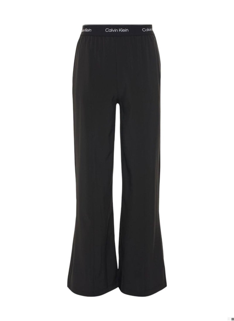 Women's Wide Leg Trousers - Polyester, Black - pzsku/Z3DCF874654EACBB3AF7DZ/45/_/1739272474/8df1c433-d5da-4880-ad17-77e65c682091