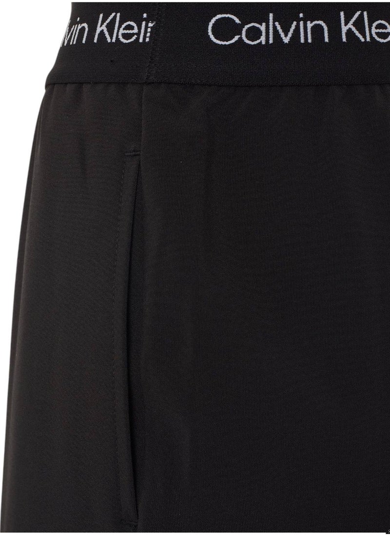 CALVIN KLEIN Women's Wide Leg Trousers - Polyester, Black  - Image 3