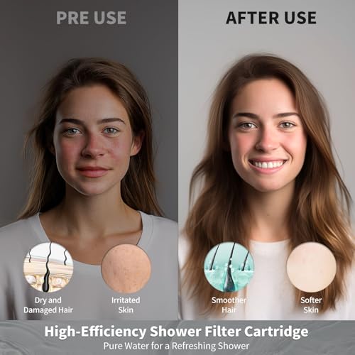 Suncleanse Shower Filter for Handheld Shower Head, 2-Pack Replacement Cartridge Filters for Filtered Showerhead, Shower Head Filter for Hard Water - Image 4
